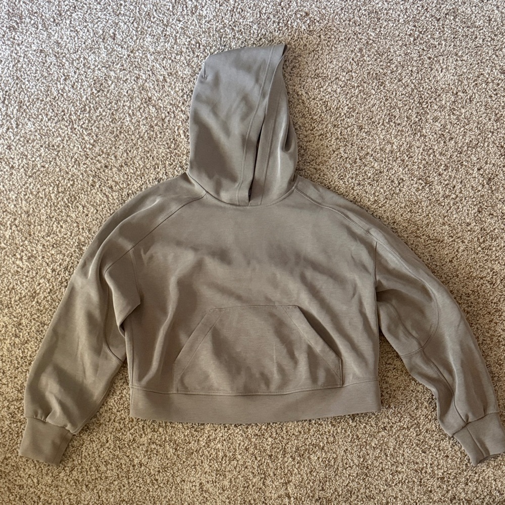 Lululemon Taupe Hoodie Sweatshirt